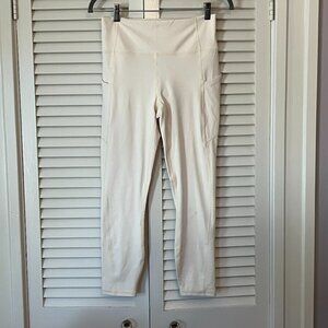 NWT Fabletics PureLuxe Oasis 7/8 pants medium women ivory oats